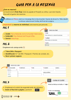 Guia per a la reserva i recomanacions per a la visita