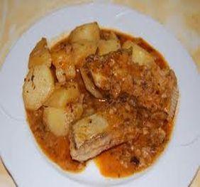 Rochen in Mandelsauce