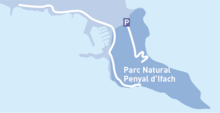 Peñón de Ifach-Karte
